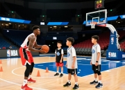 NBA球员与青少年开展篮球训练课程