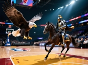 老鹰力克骑士，杨恩再战50分大关