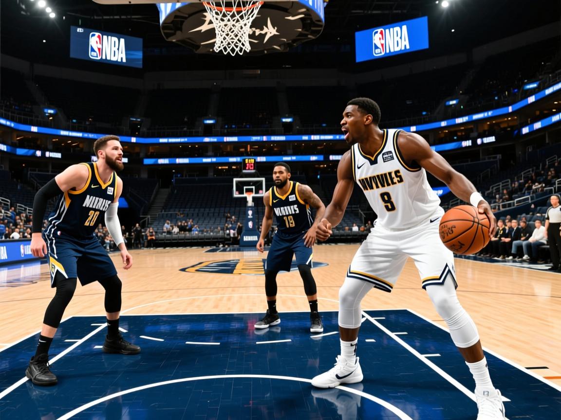 森林狼队负于掘金队,遭遇两连败 第1张